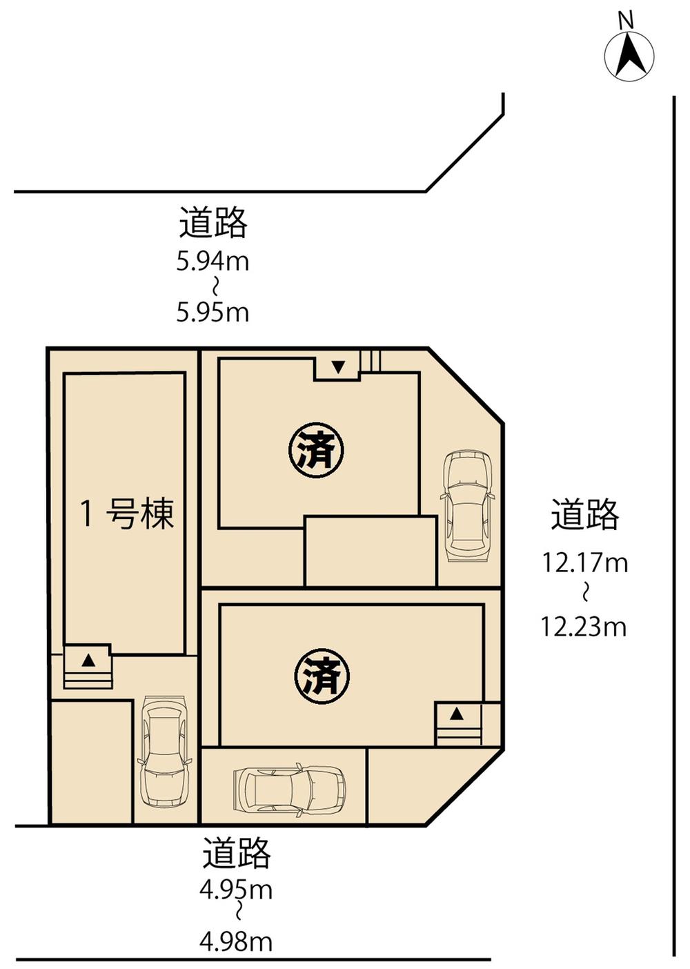 Compartment figure. 25,800,000 yen, 4LDK, Land area 102.83 sq m , Building area 95.58 sq m