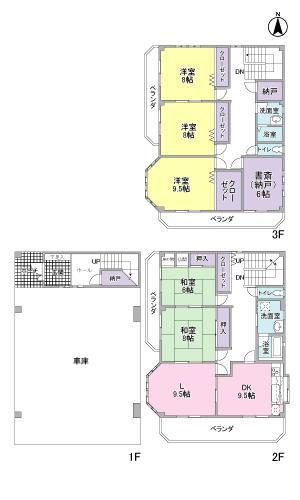 Floor plan. 81 million yen, 6LDK, Land area 454.07 sq m , Building area 177.88 sq m