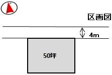 Compartment figure. Land price 19.5 million yen, Land area 165.29 sq m living environment favorable
