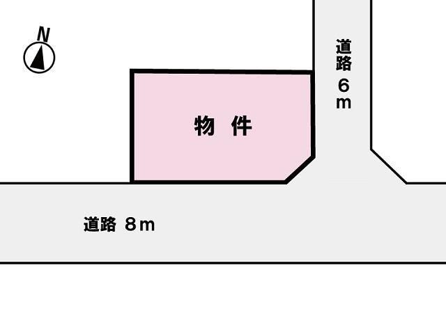 Compartment figure. Land price 18.5 million yen, Land area 214 sq m