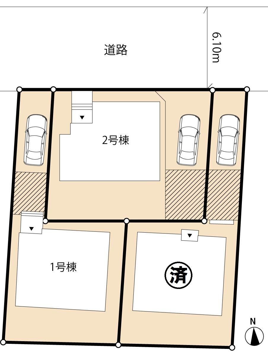 Compartment figure. 21,800,000 yen, 4LDK, Land area 109.15 sq m , Building area 89.91 sq m