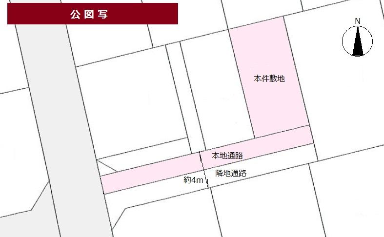 Compartment figure. 23.8 million yen, 3LDK, Land area 142.92 sq m , Building area 78.66 sq m south is vacant 4m including adjacent land passage