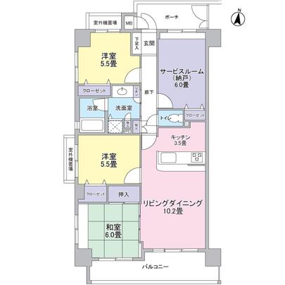 Floor plan. For the southwest corner room, Day ventilation is good.