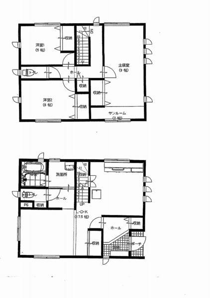 Floor plan. 28,300,000 yen, 3LDK, Land area 167.85 sq m , Building area 102.68 sq m