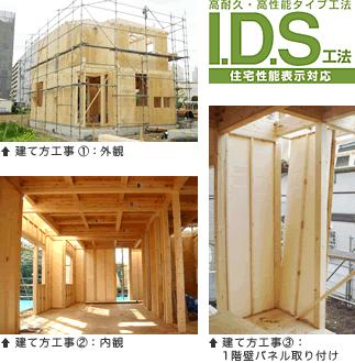 Construction ・ Construction method ・ specification. Own IDS method of Idasangyo