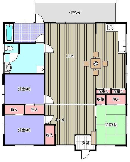 Floor plan. 19.5 million yen, 3LDK, Land area 200.5 sq m , Building area 117.59 sq m