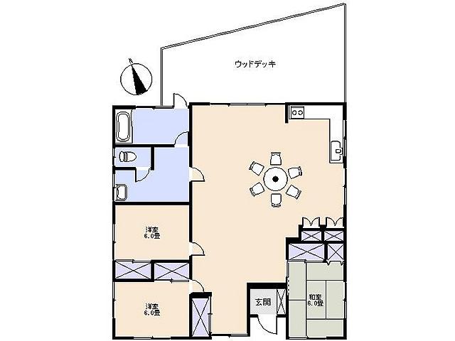 Floor plan. 19.5 million yen, 3LDK, Land area 200.5 sq m , Building area 117.59 sq m floor plan