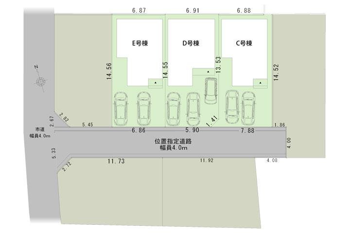 Compartment figure. 27,800,000 yen, 4LDK, Land area 100 sq m , Building area 90.11 sq m peace chome section ・ layout drawing