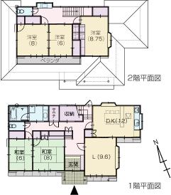 Floor plan. 42 million yen, 5LDK + S (storeroom), Land area 195.2 sq m , Building area 162.85 sq m