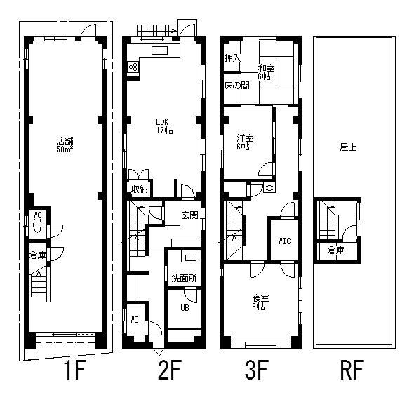 Floor plan. 26,800,000 yen, 3LDK, Land area 81.52 sq m , Building area 189 sq m