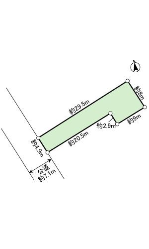 Compartment figure. Land price 18 million yen, Land area 160.42 sq m