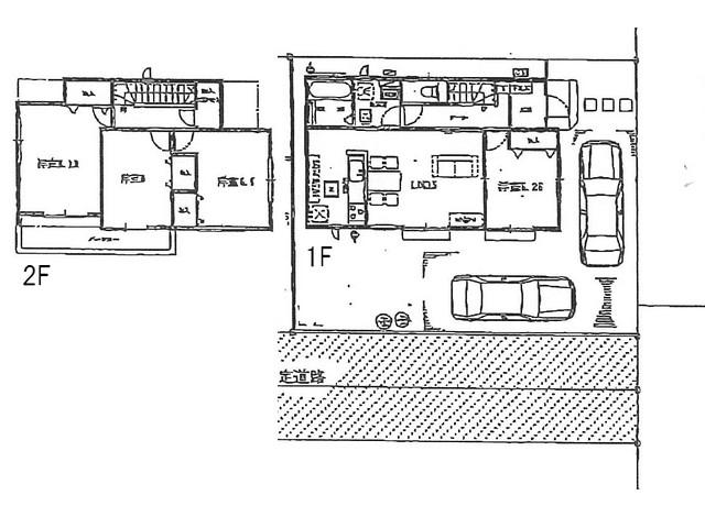 Floor plan. 23.8 million yen, 4LDK, Land area 133.76 sq m , Building area 97.08 sq m