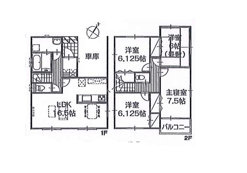 Floor plan. (3 Building), Price 21.9 million yen, 4LDK, Land area 104.01 sq m , Building area 111.78 sq m