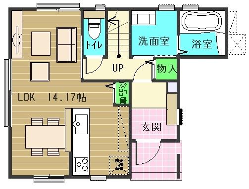 Floor plan. 27,800,000 yen, 3LDK, Land area 91.9 sq m , It is a building area of ​​91.14 sq m 1F Floor
