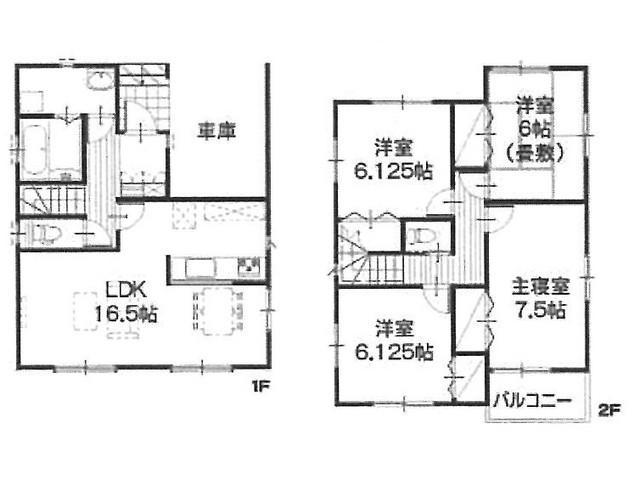 Floor plan. 23.8 million yen, 4LDK, Land area 104.01 sq m , Building area 111.78 sq m