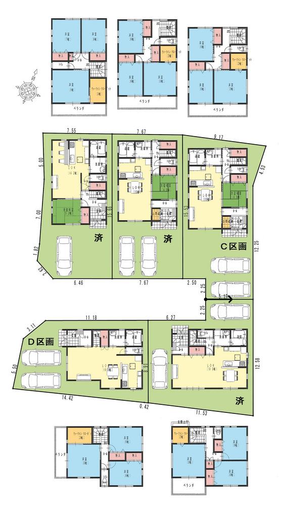 Floor plan. 31.5 million yen, 3LDK + S (storeroom), Land area 112.22 sq m , Building area 97.7 sq m