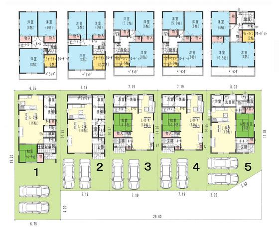 Floor plan. 29.5 million yen, 4LDK + S (storeroom), Land area 106.98 sq m , Building area 96.05 sq m