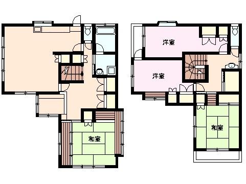 Floor plan. 17.5 million yen, 4LDK + S (storeroom), Land area 142.96 sq m , Building area 143.25 sq m