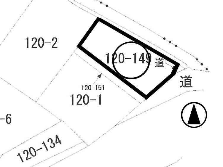 Compartment figure. Land price 16 million yen, Land area 148.77 sq m public view