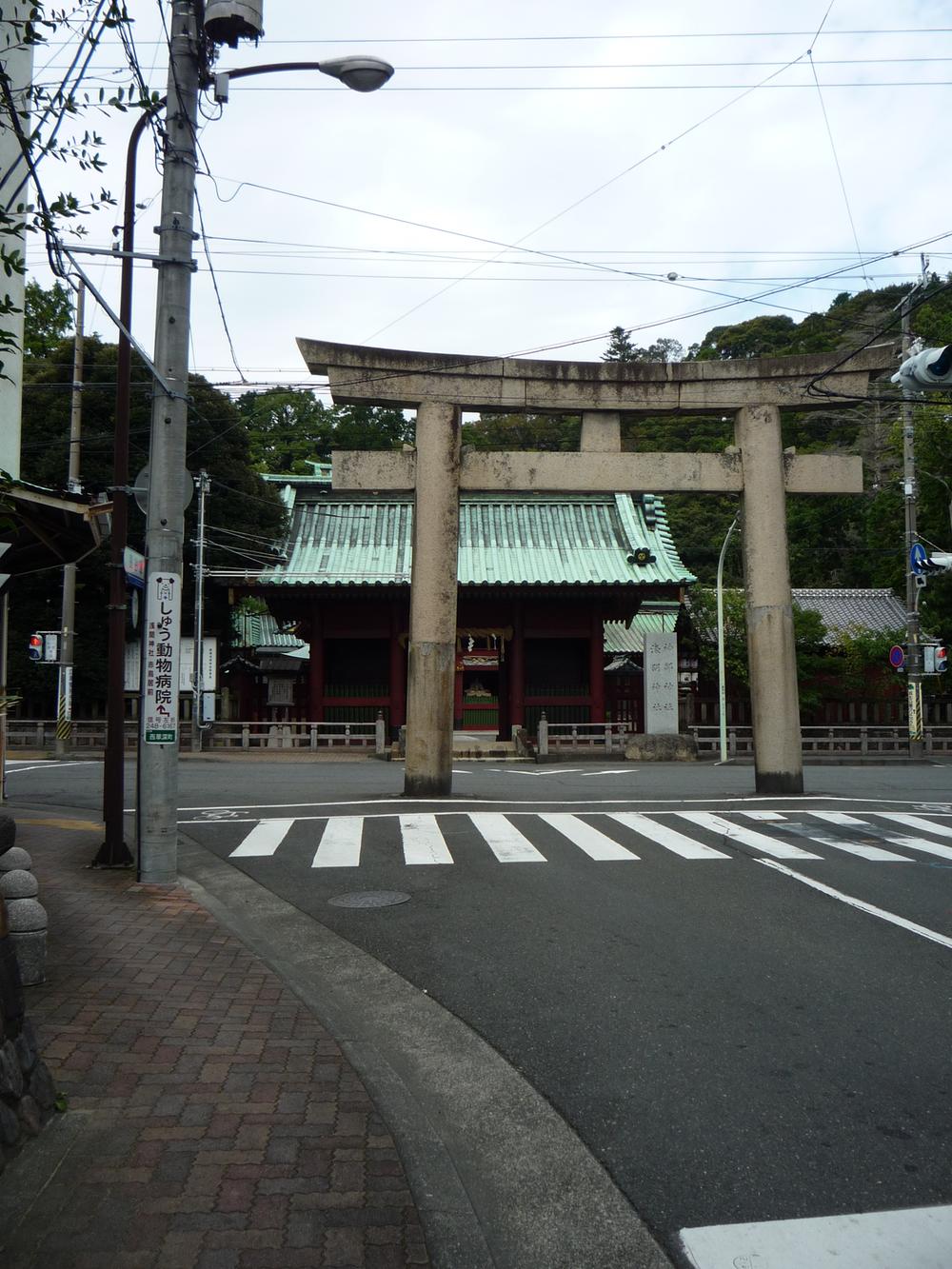 Streets around. Asama shrine of walk course