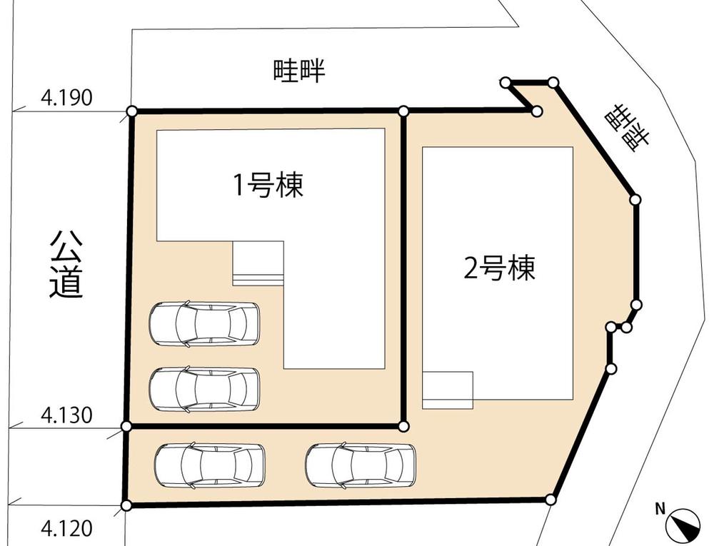 Compartment figure. 18,800,000 yen, 4LDK, Land area 127.62 sq m , Building area 94.77 sq m