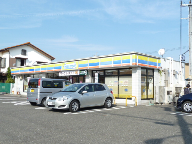 Convenience store. MINISTOP Shimizu River Haramachi store up (convenience store) 230m