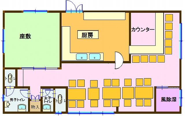 Floor plan. 29,900,000 yen, 4LDK + 2S (storeroom), Land area 387.77 sq m , Building area 137.17 sq m shop floor plan