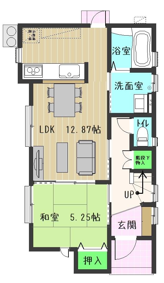 Floor plan. 25.6 million yen, 4LDK, Land area 106.09 sq m , It is a building area of 89.22 sq m 1 floor.