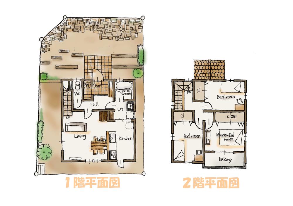 Floor plan. 32,800,000 yen, 3LDK, Land area 127.4 sq m , Building area 89.43 sq m