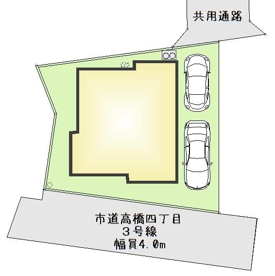 Floor plan. 24,950,000 yen, 4LDK, Land area 105.84 sq m , It is a building area of 88.8 sq m parking space!