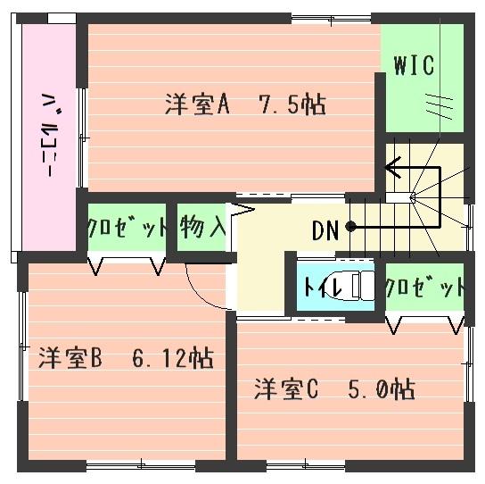 Floor plan. 24,950,000 yen, 4LDK, Land area 105.84 sq m , It is a building area of 88.8 sq m 2F Mato!