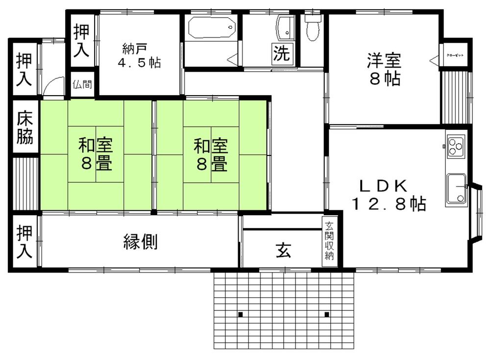 Floor plan. 37 million yen, 3LDK + S (storeroom), Land area 362.94 sq m , Building area 116.76 sq m