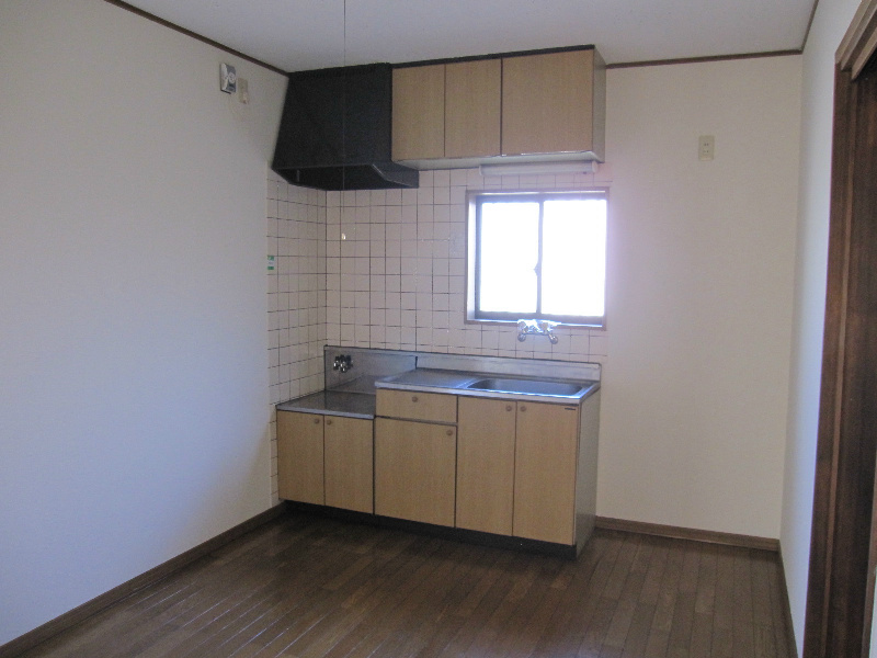 Kitchen. There are window