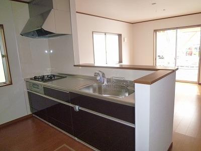 Kitchen. System kitchen of the same specification