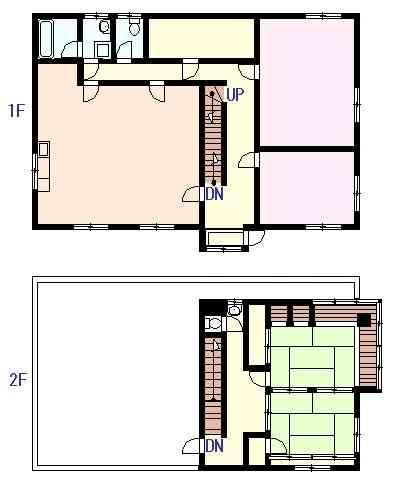 Floor plan. 22,800,000 yen, 4LDK + S (storeroom), Land area 259.7 sq m , Building area 183.06 sq m
