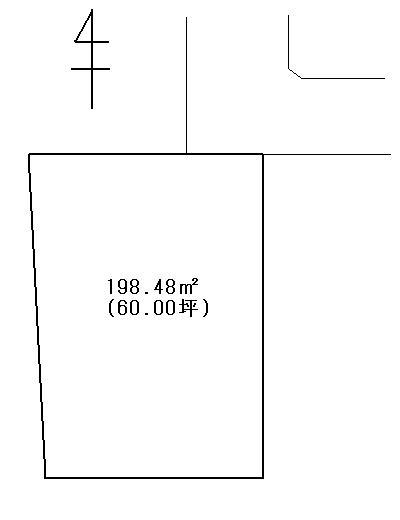 Compartment figure. Land price 19,800,000 yen, Land area 198.48 sq m