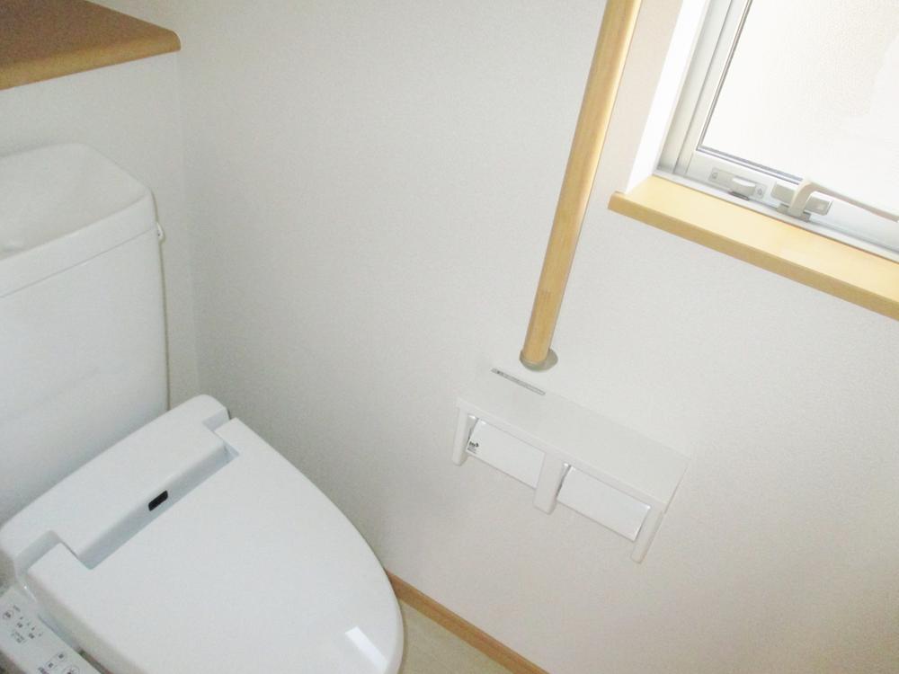 Toilet. Toilet with a handrail ☆