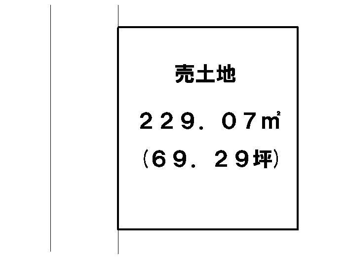 Compartment figure. Land price 22,866,000 yen, Land area 229.07 sq m