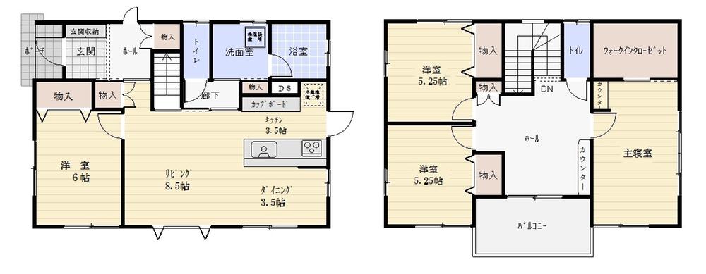 Floor plan. 23.8 million yen, 4LDK + S (storeroom), Land area 179.63 sq m , Building area 114.27 sq m