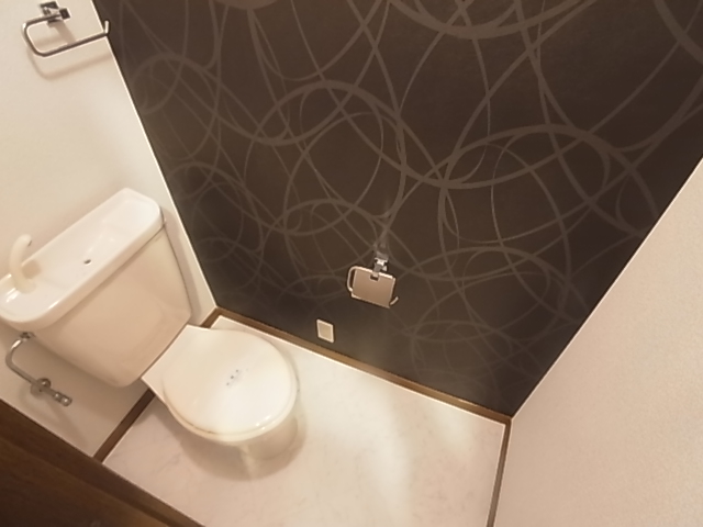 Toilet. Design Cross paste