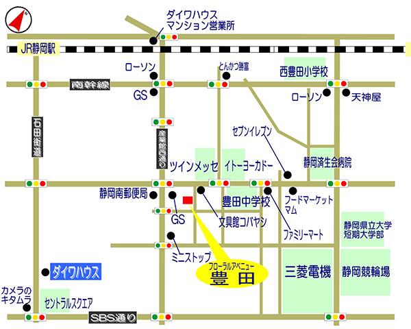 Local guide map.  ※ Near the guide map