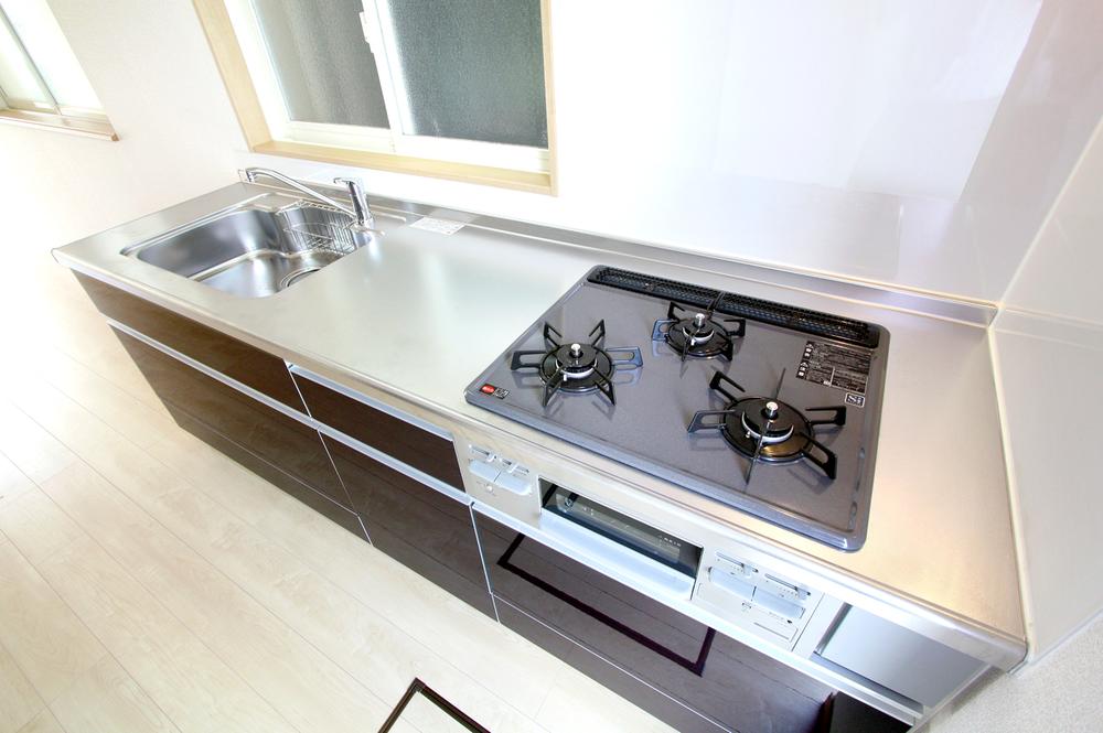 Kitchen. System kitchen in consideration of the ease of use