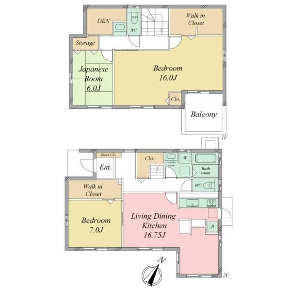 Floor plan. 48,940,000 yen, 3LDK, Land area 147.8 sq m , Building area 127.11 sq m