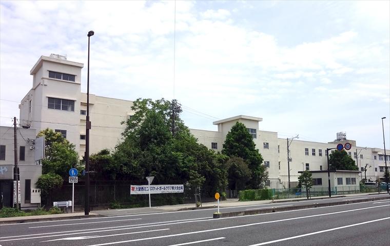 Primary school. Shizuoka Municipal Osato to Nishi Elementary School 550m