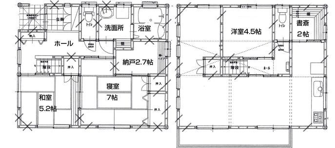 Floor plan. 31 million yen, 3LDK, Land area 100 sq m , Building area 96.67 sq m