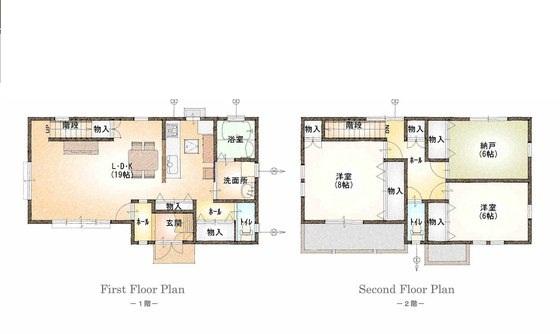 Floor plan. (A Building), Price 27.5 million yen, 3LDK, Land area 101.62 sq m , Building area 101.02 sq m