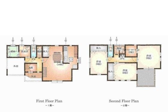 Floor plan. (B Building), Price 26,800,000 yen, 3LDK, Land area 101.41 sq m , Building area 102.26 sq m
