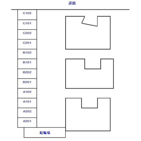 Parking lot. Parking arrangement plan