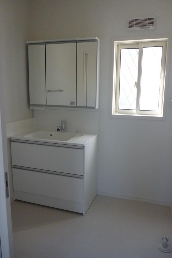 Wash basin, toilet. Housework music water around equipment standard equipment room of Panasonic (11 May 2012) shooting