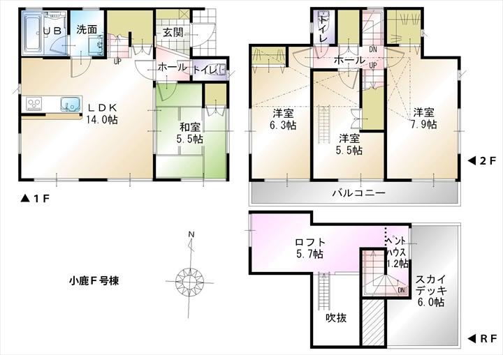 Floor plan. Compartment figure